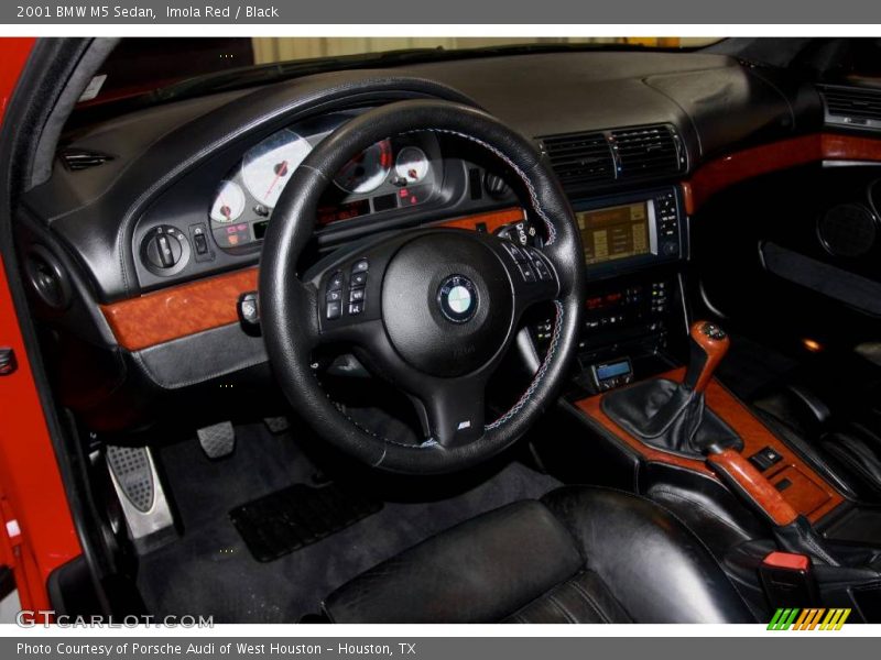 Imola Red / Black 2001 BMW M5 Sedan