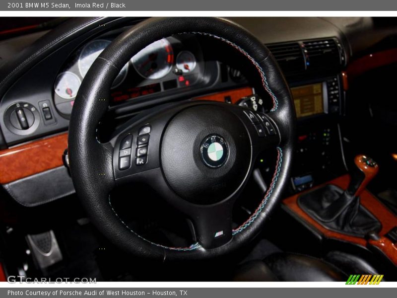 Imola Red / Black 2001 BMW M5 Sedan
