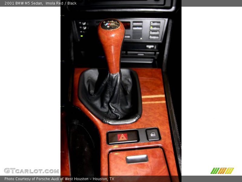 Imola Red / Black 2001 BMW M5 Sedan