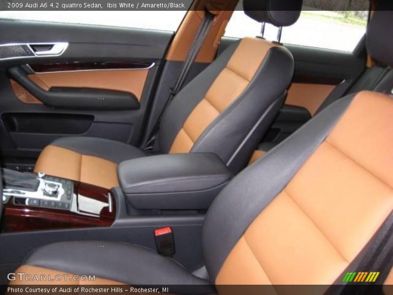 Ibis White / Amaretto/Black 2009 Audi A6 4.2 quattro Sedan