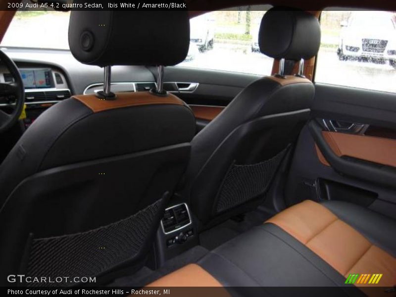 Ibis White / Amaretto/Black 2009 Audi A6 4.2 quattro Sedan