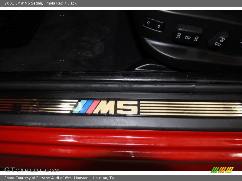 Imola Red / Black 2001 BMW M5 Sedan