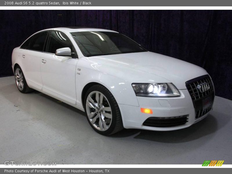 Ibis White / Black 2008 Audi S6 5.2 quattro Sedan