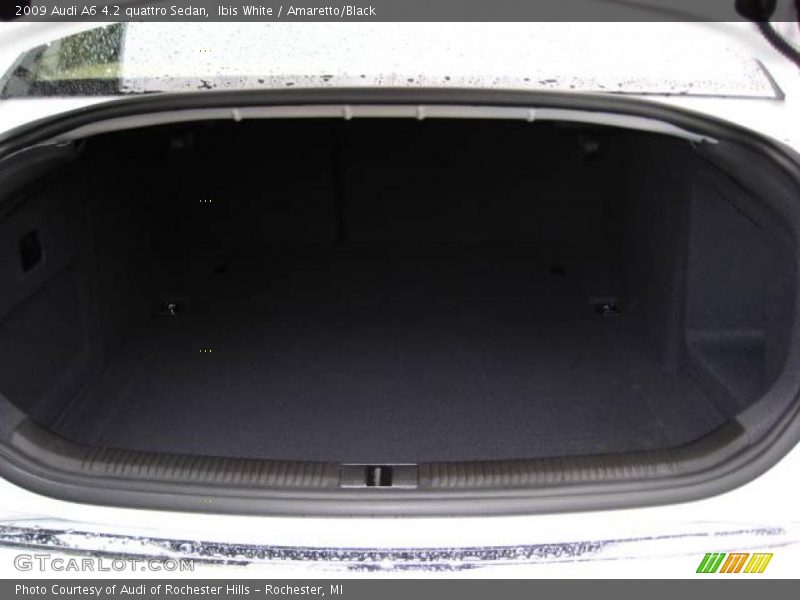Ibis White / Amaretto/Black 2009 Audi A6 4.2 quattro Sedan