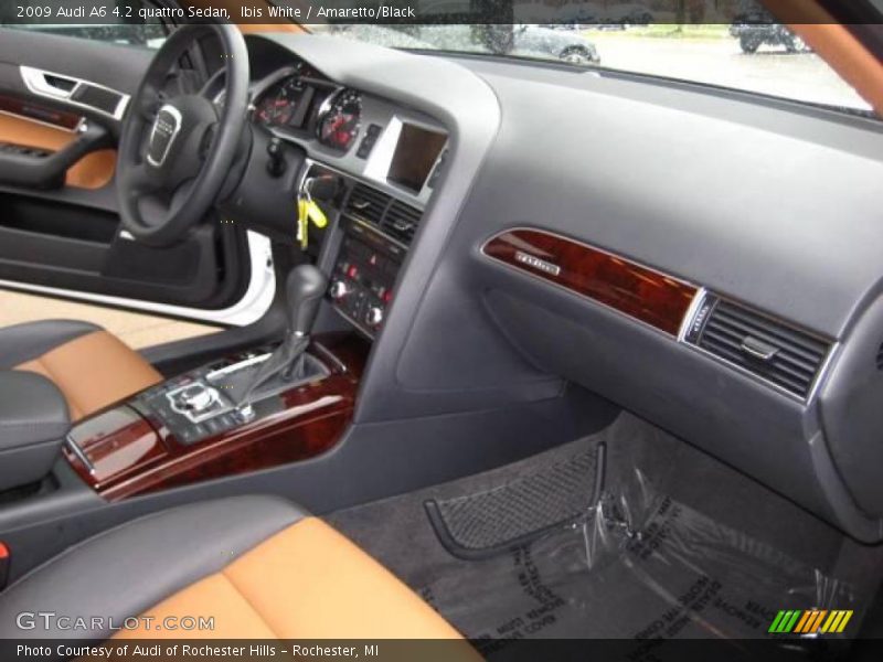Ibis White / Amaretto/Black 2009 Audi A6 4.2 quattro Sedan