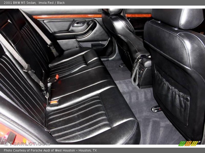Imola Red / Black 2001 BMW M5 Sedan