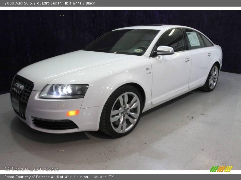 Ibis White / Black 2008 Audi S6 5.2 quattro Sedan