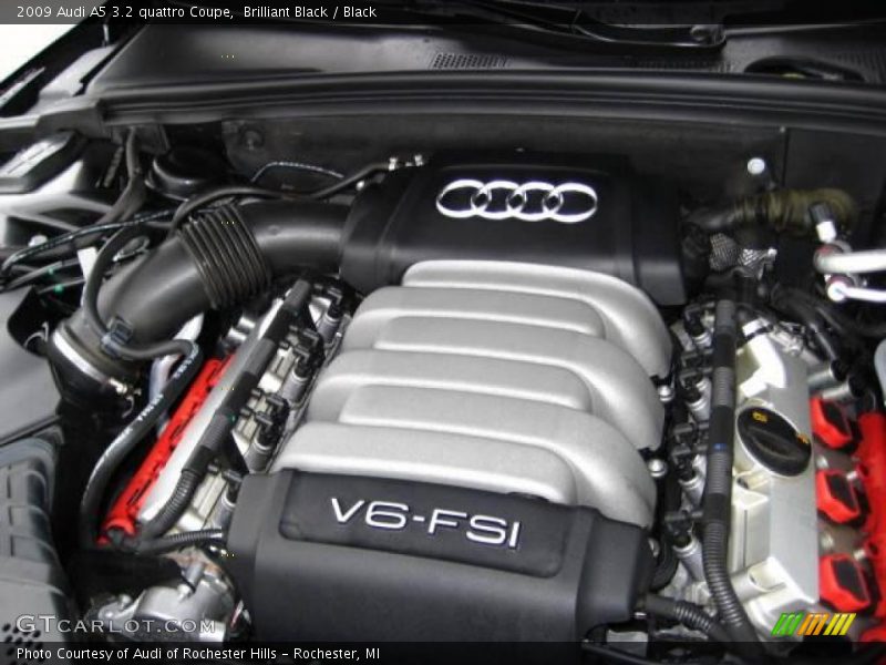 Brilliant Black / Black 2009 Audi A5 3.2 quattro Coupe