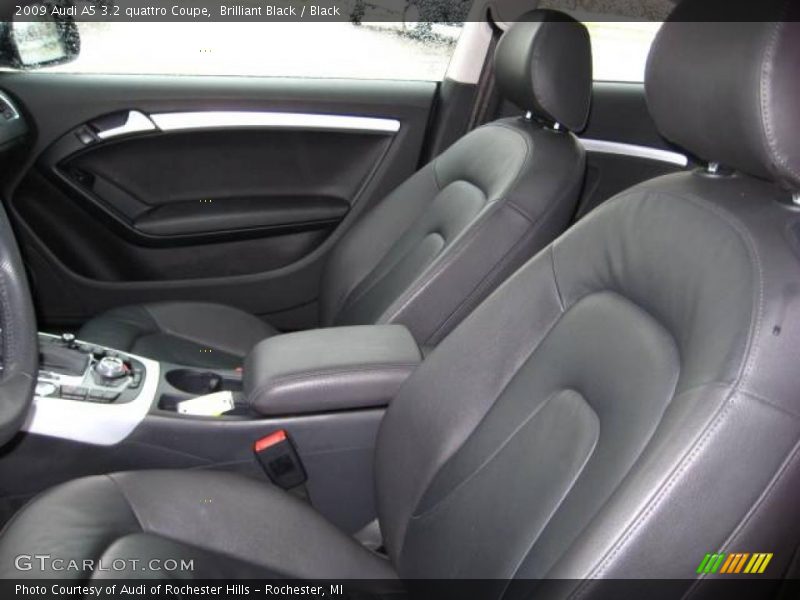 Brilliant Black / Black 2009 Audi A5 3.2 quattro Coupe
