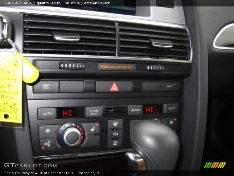 Ibis White / Amaretto/Black 2009 Audi A6 4.2 quattro Sedan
