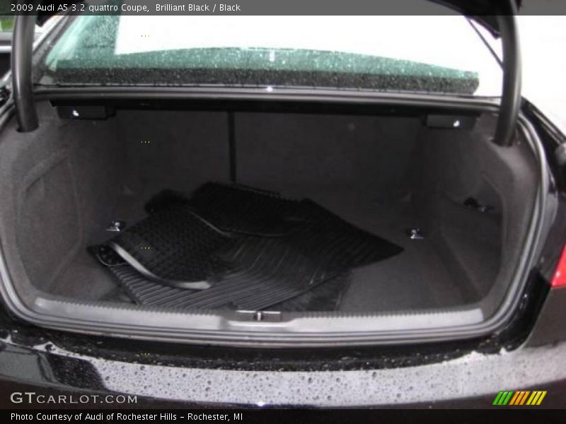 Brilliant Black / Black 2009 Audi A5 3.2 quattro Coupe