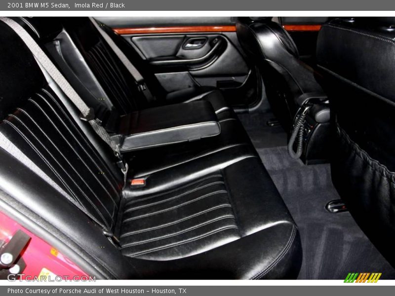 Imola Red / Black 2001 BMW M5 Sedan