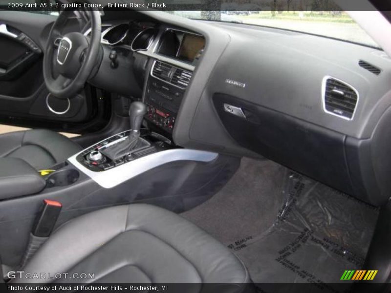 Brilliant Black / Black 2009 Audi A5 3.2 quattro Coupe