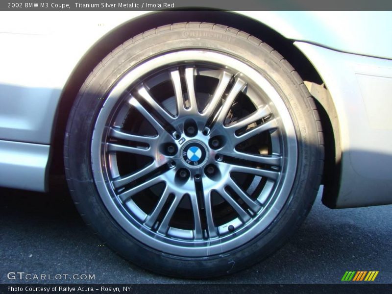Titanium Silver Metallic / Imola Red 2002 BMW M3 Coupe
