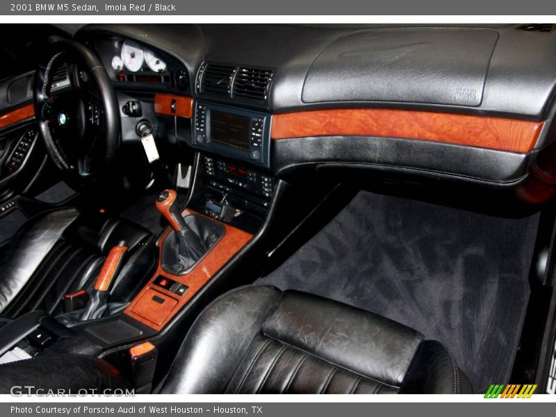 Imola Red / Black 2001 BMW M5 Sedan