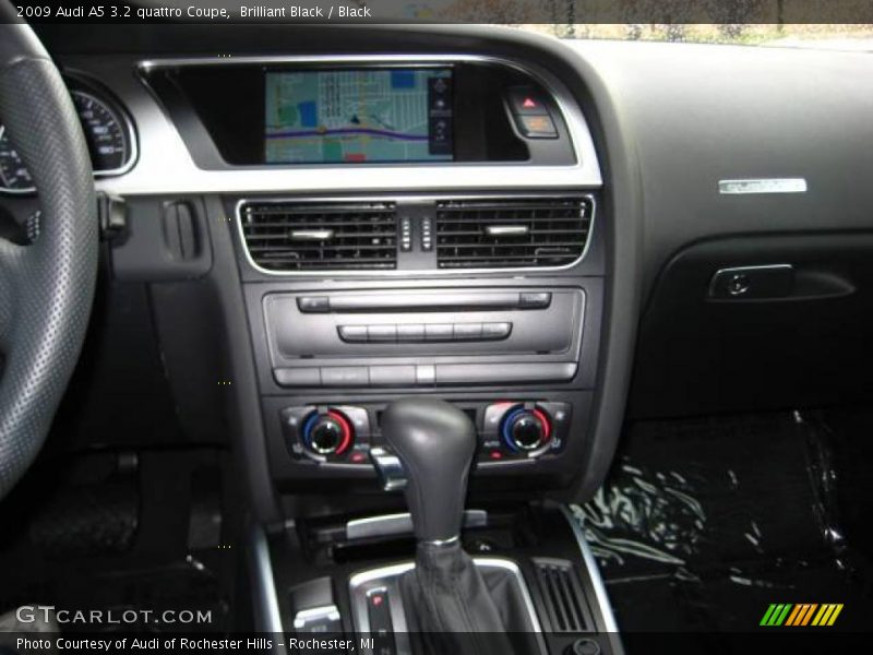 Brilliant Black / Black 2009 Audi A5 3.2 quattro Coupe