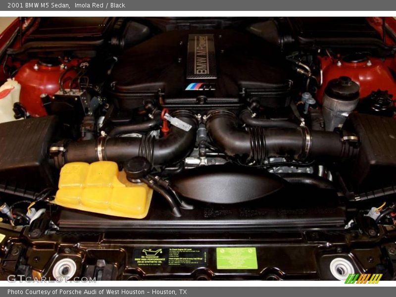 Imola Red / Black 2001 BMW M5 Sedan