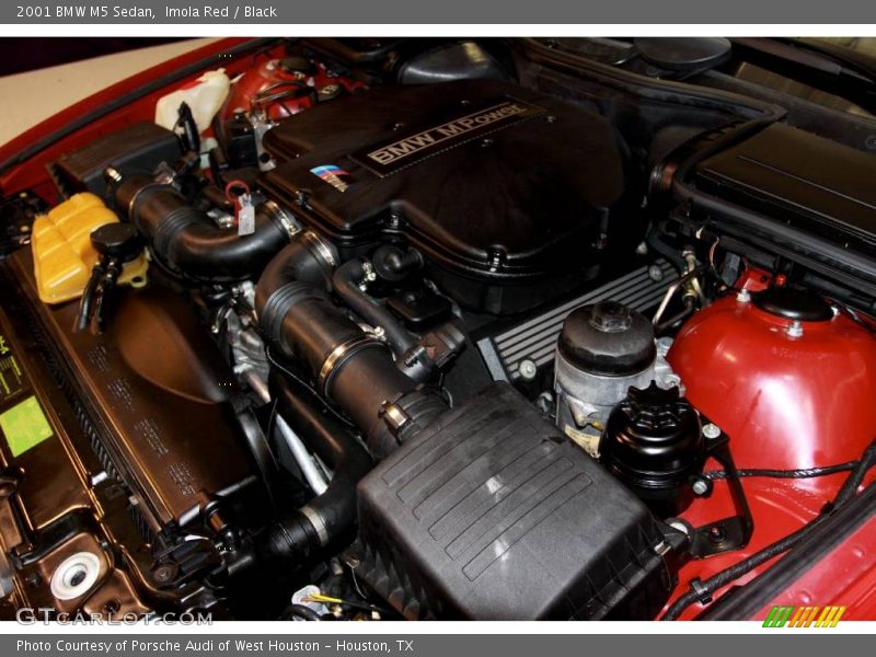 Imola Red / Black 2001 BMW M5 Sedan