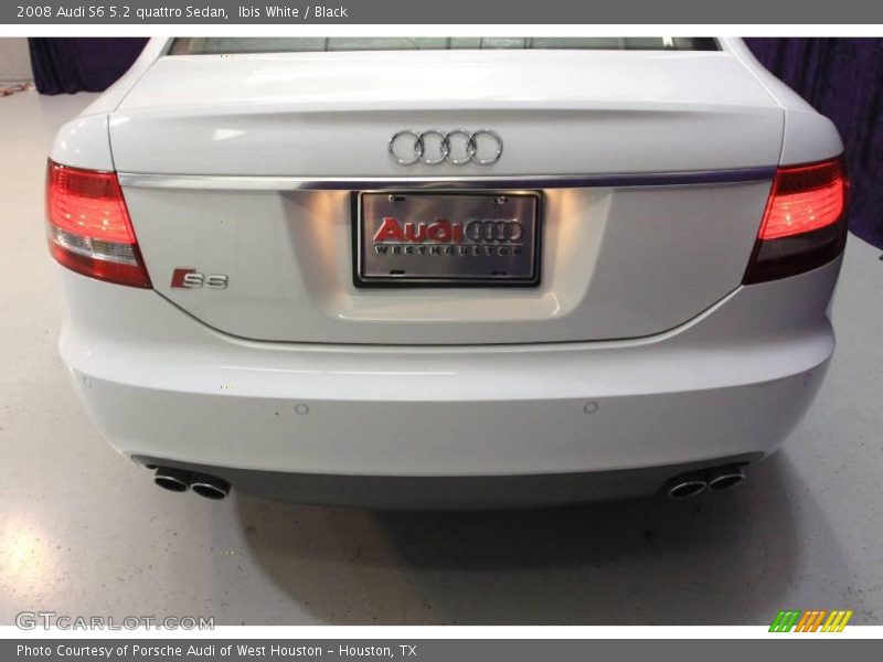 Ibis White / Black 2008 Audi S6 5.2 quattro Sedan