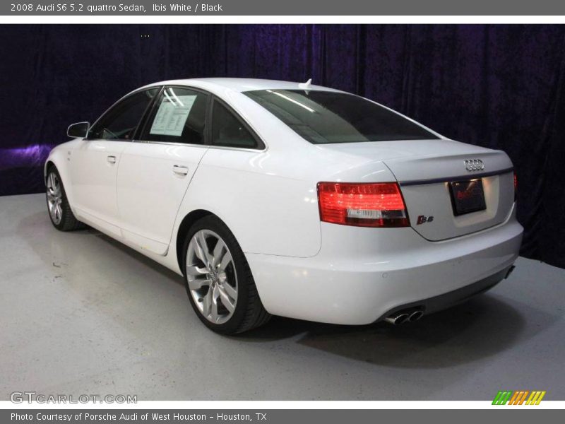 Ibis White / Black 2008 Audi S6 5.2 quattro Sedan