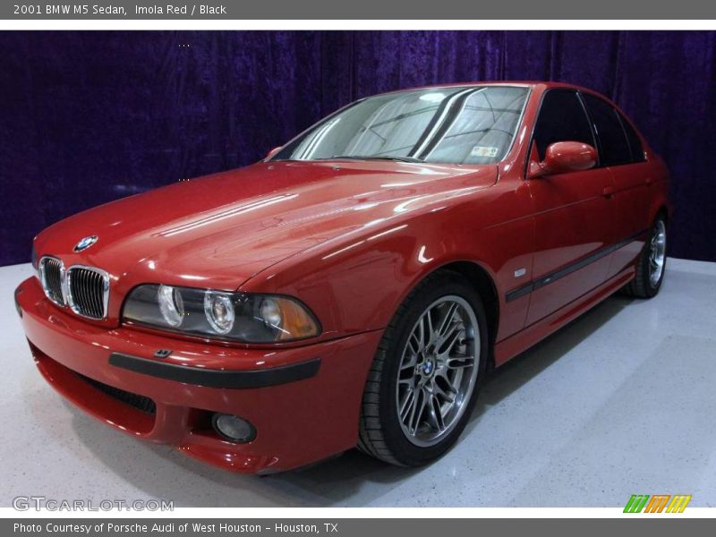 Imola Red / Black 2001 BMW M5 Sedan
