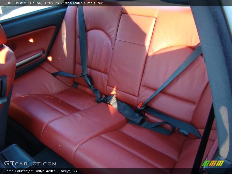 Titanium Silver Metallic / Imola Red 2002 BMW M3 Coupe