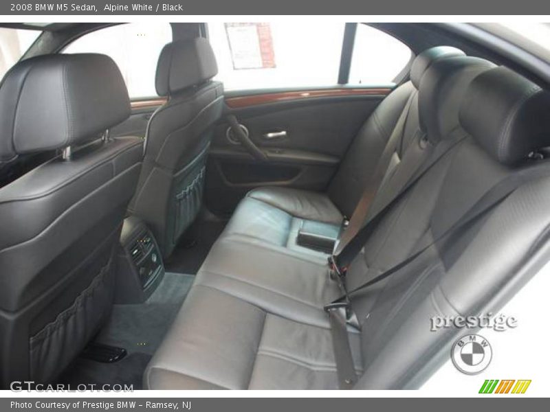 Alpine White / Black 2008 BMW M5 Sedan