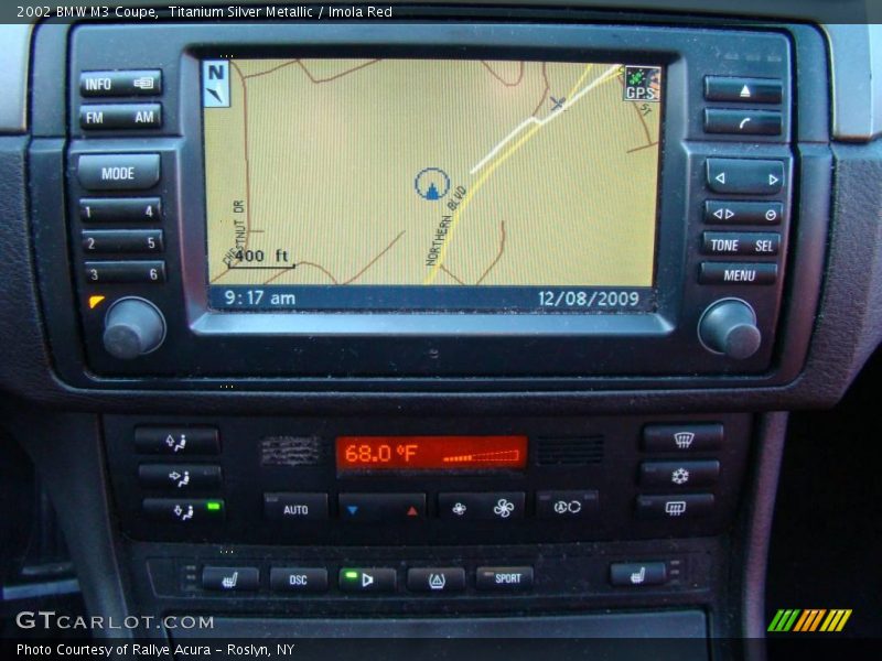 Titanium Silver Metallic / Imola Red 2002 BMW M3 Coupe