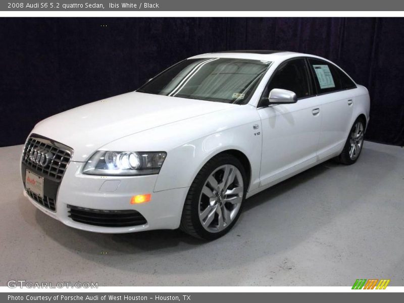 Ibis White / Black 2008 Audi S6 5.2 quattro Sedan