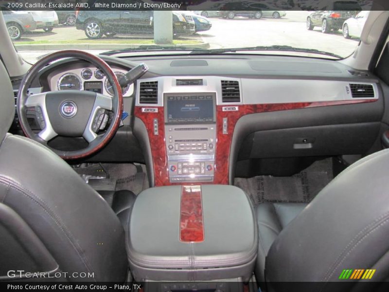 White Diamond / Ebony/Ebony 2009 Cadillac Escalade AWD