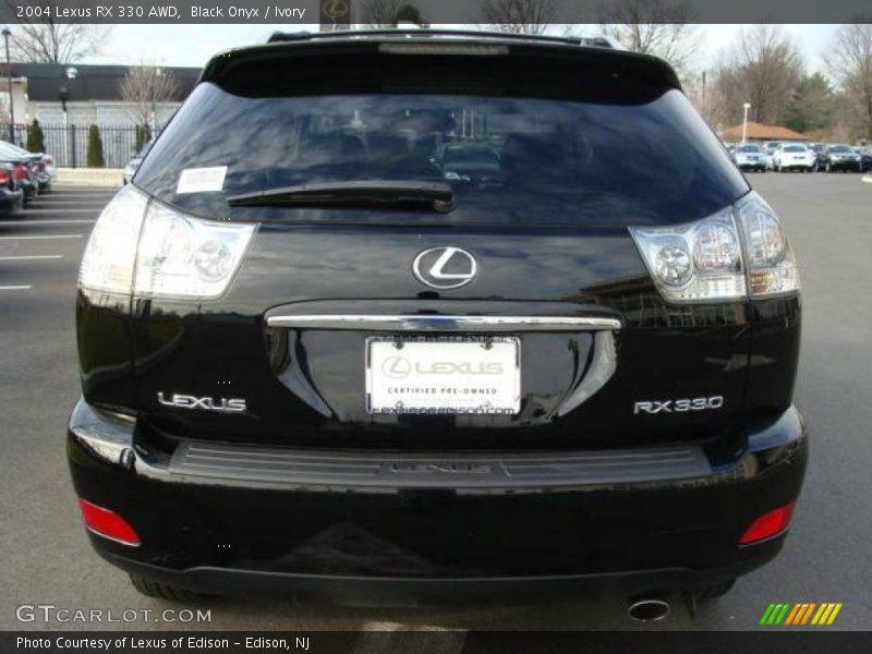 Black Onyx / Ivory 2004 Lexus RX 330 AWD