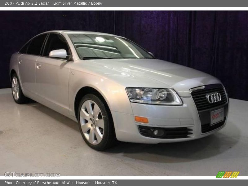 Light Silver Metallic / Ebony 2007 Audi A6 3.2 Sedan