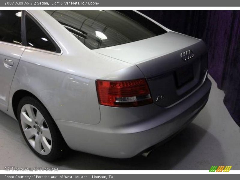 Light Silver Metallic / Ebony 2007 Audi A6 3.2 Sedan