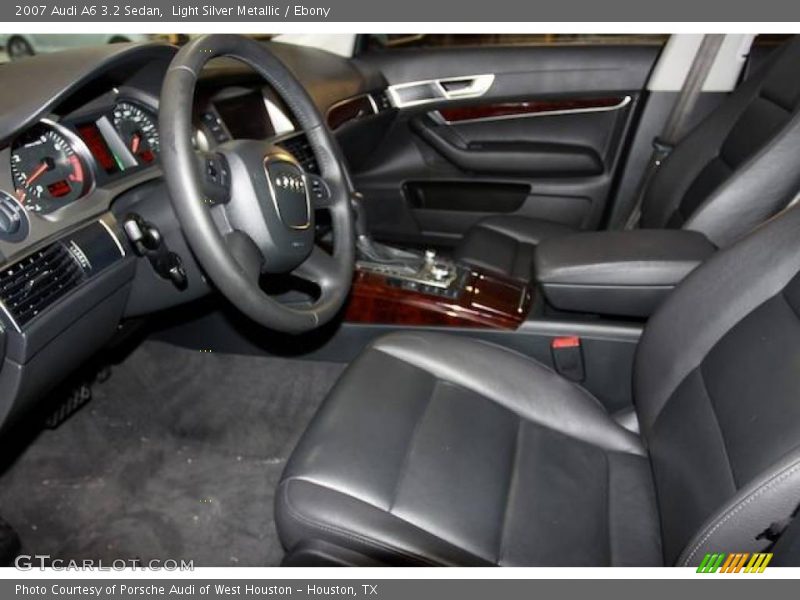 Light Silver Metallic / Ebony 2007 Audi A6 3.2 Sedan