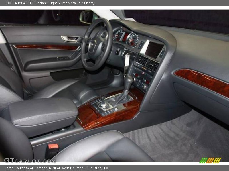 Light Silver Metallic / Ebony 2007 Audi A6 3.2 Sedan