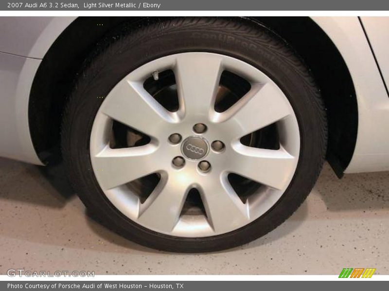 Light Silver Metallic / Ebony 2007 Audi A6 3.2 Sedan
