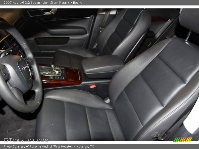 Light Silver Metallic / Ebony 2007 Audi A6 3.2 Sedan