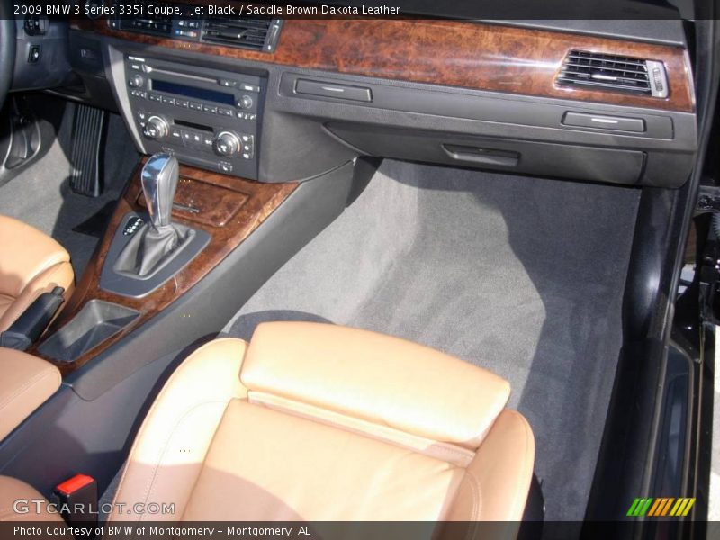 Jet Black / Saddle Brown Dakota Leather 2009 BMW 3 Series 335i Coupe
