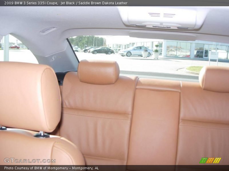 Jet Black / Saddle Brown Dakota Leather 2009 BMW 3 Series 335i Coupe
