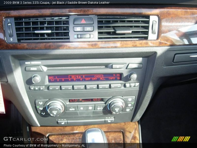 Jet Black / Saddle Brown Dakota Leather 2009 BMW 3 Series 335i Coupe