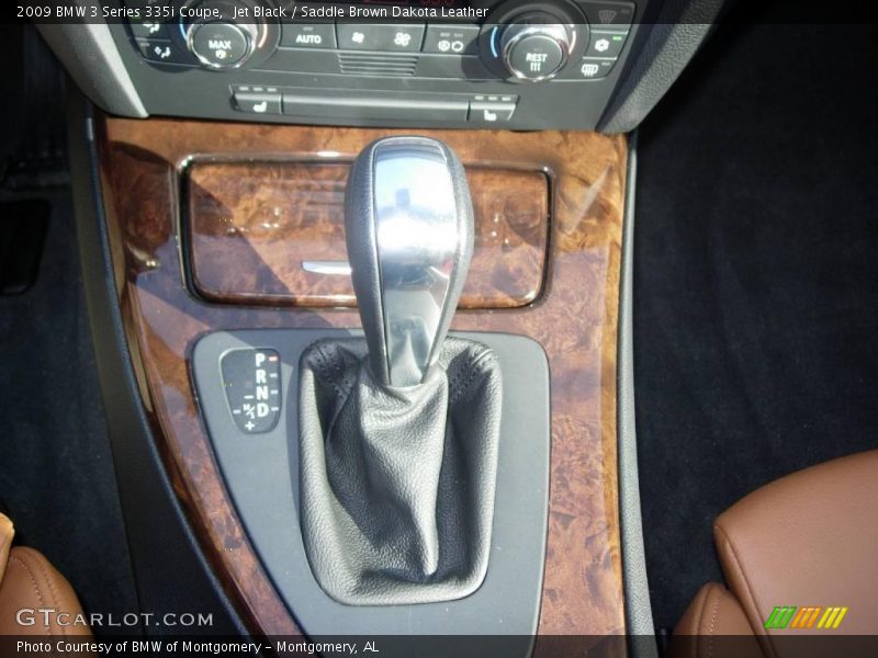 Jet Black / Saddle Brown Dakota Leather 2009 BMW 3 Series 335i Coupe