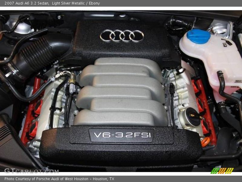 Light Silver Metallic / Ebony 2007 Audi A6 3.2 Sedan