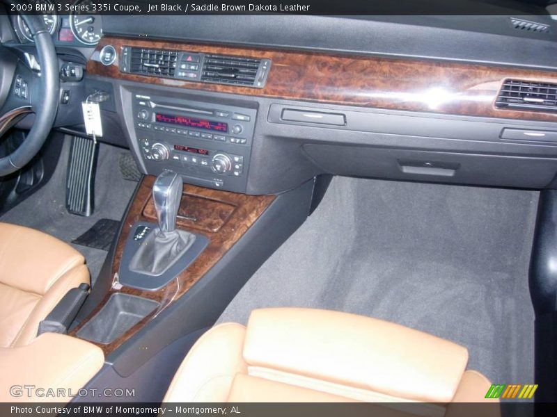 Jet Black / Saddle Brown Dakota Leather 2009 BMW 3 Series 335i Coupe
