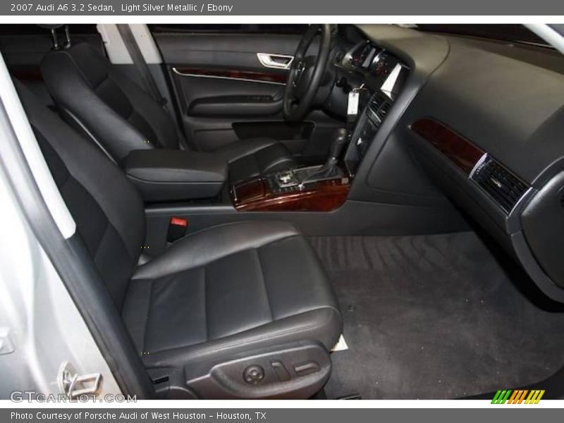 Light Silver Metallic / Ebony 2007 Audi A6 3.2 Sedan