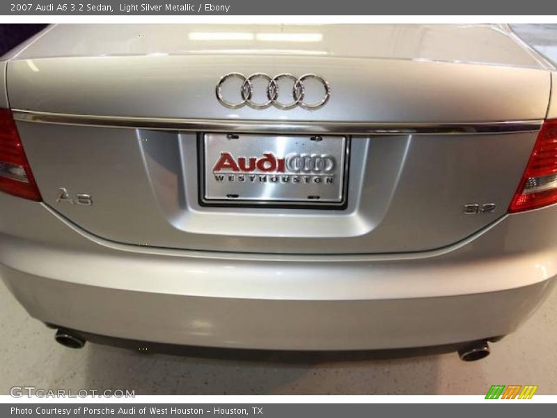 Light Silver Metallic / Ebony 2007 Audi A6 3.2 Sedan