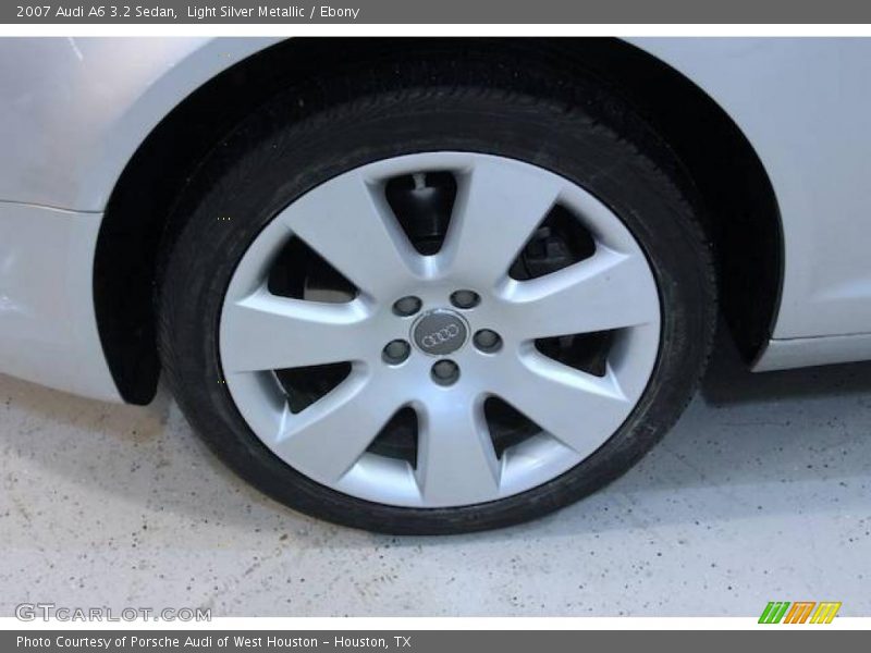 Light Silver Metallic / Ebony 2007 Audi A6 3.2 Sedan
