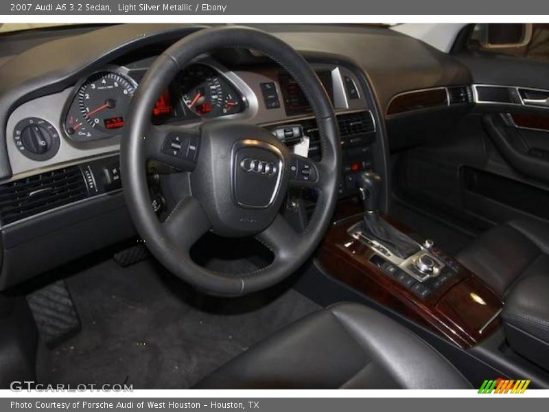 Light Silver Metallic / Ebony 2007 Audi A6 3.2 Sedan