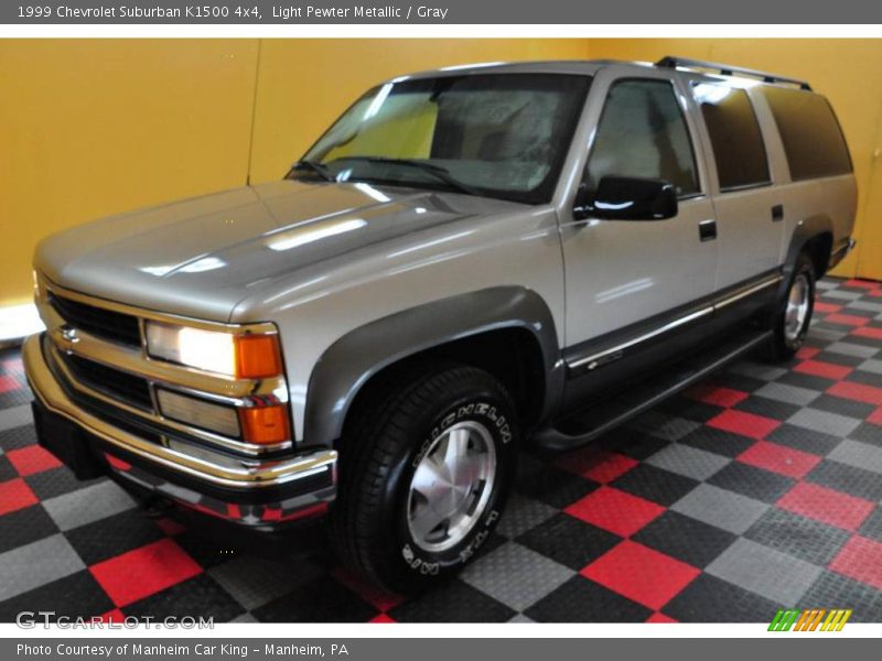 Light Pewter Metallic / Gray 1999 Chevrolet Suburban K1500 4x4