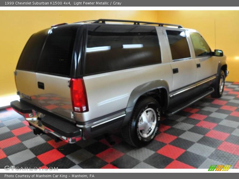 Light Pewter Metallic / Gray 1999 Chevrolet Suburban K1500 4x4