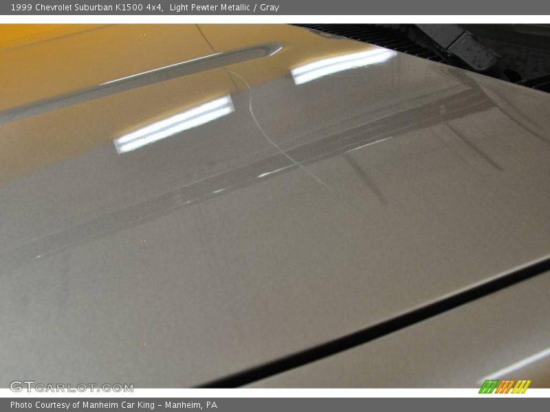 Light Pewter Metallic / Gray 1999 Chevrolet Suburban K1500 4x4